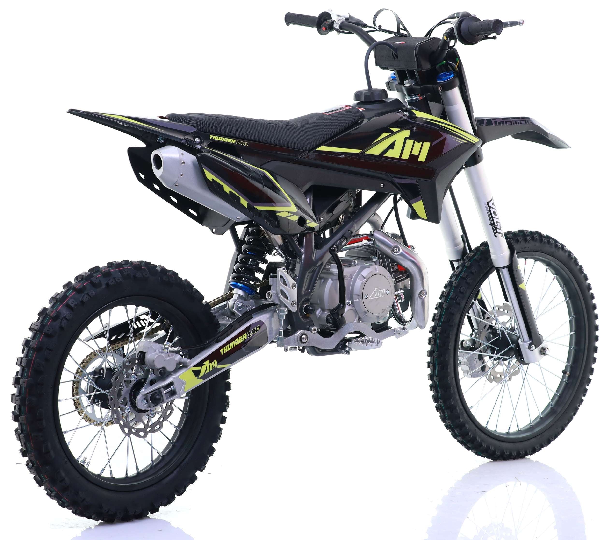 140CC RFN™ THUNDER DIRT BIKE - XL WHEEL - BLACK