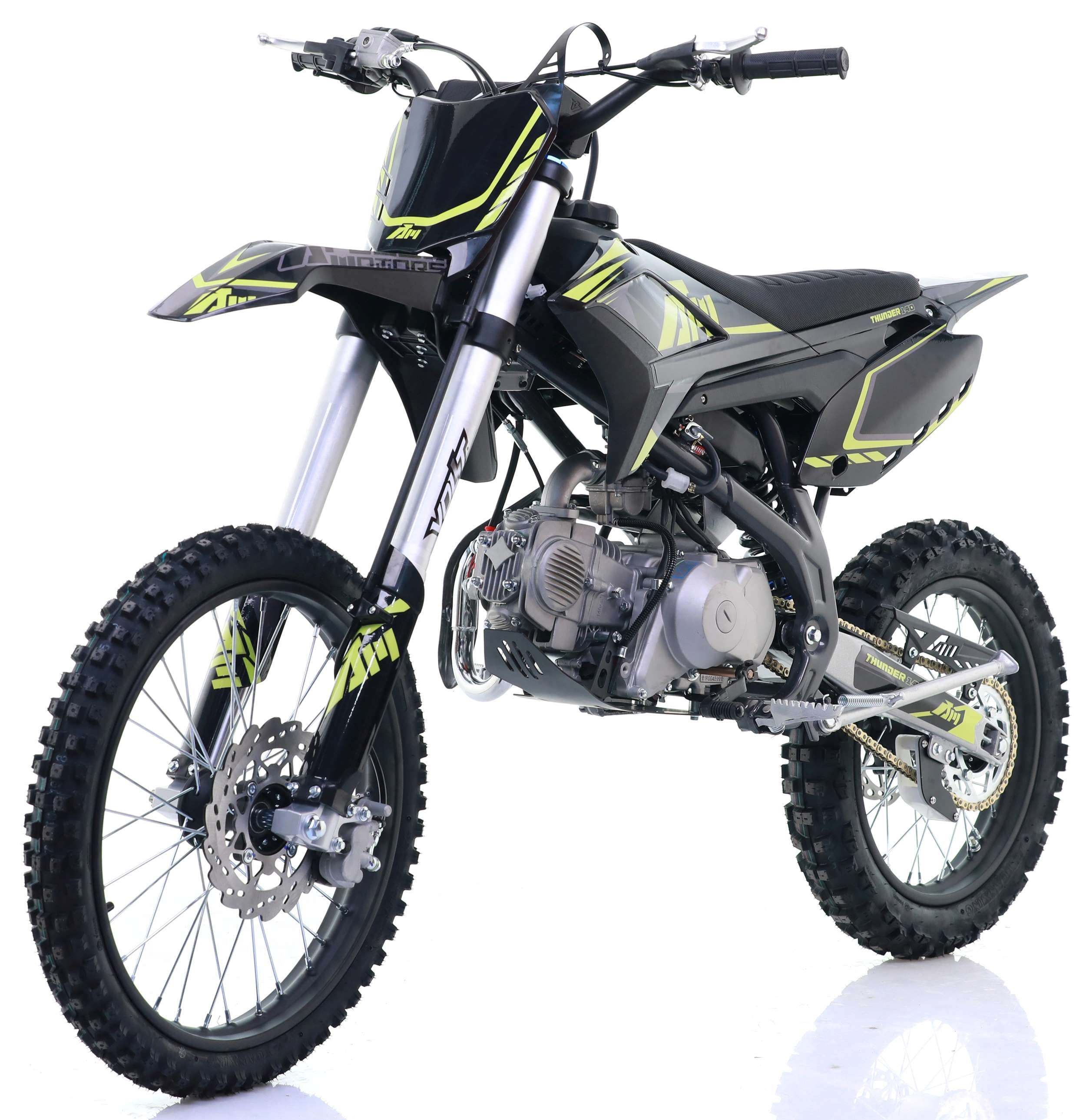140CC RFN™ THUNDER DIRT BIKE - XL WHEEL - BLACK