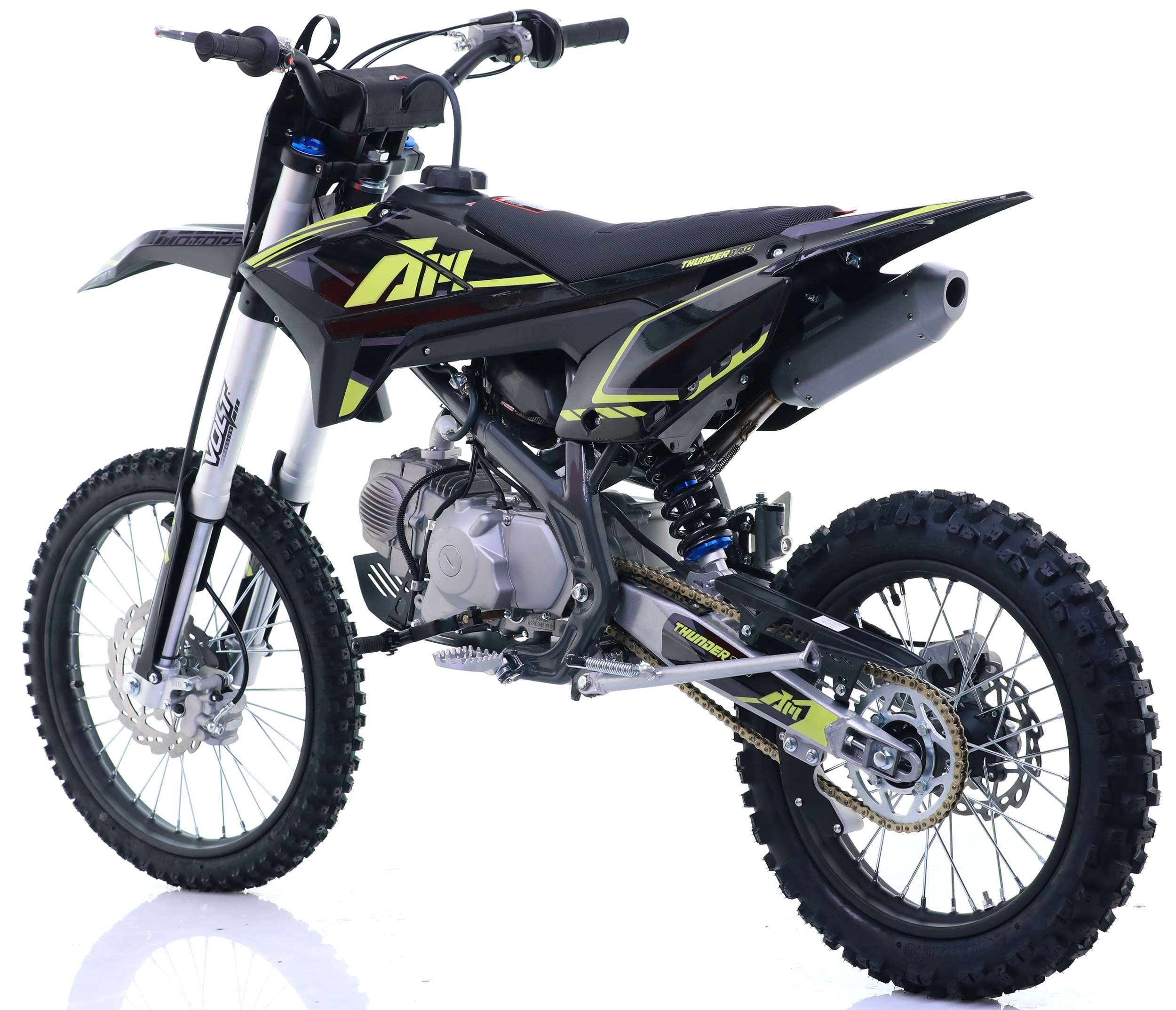 140CC RFN™ THUNDER DIRT BIKE - XL WHEEL - BLACK