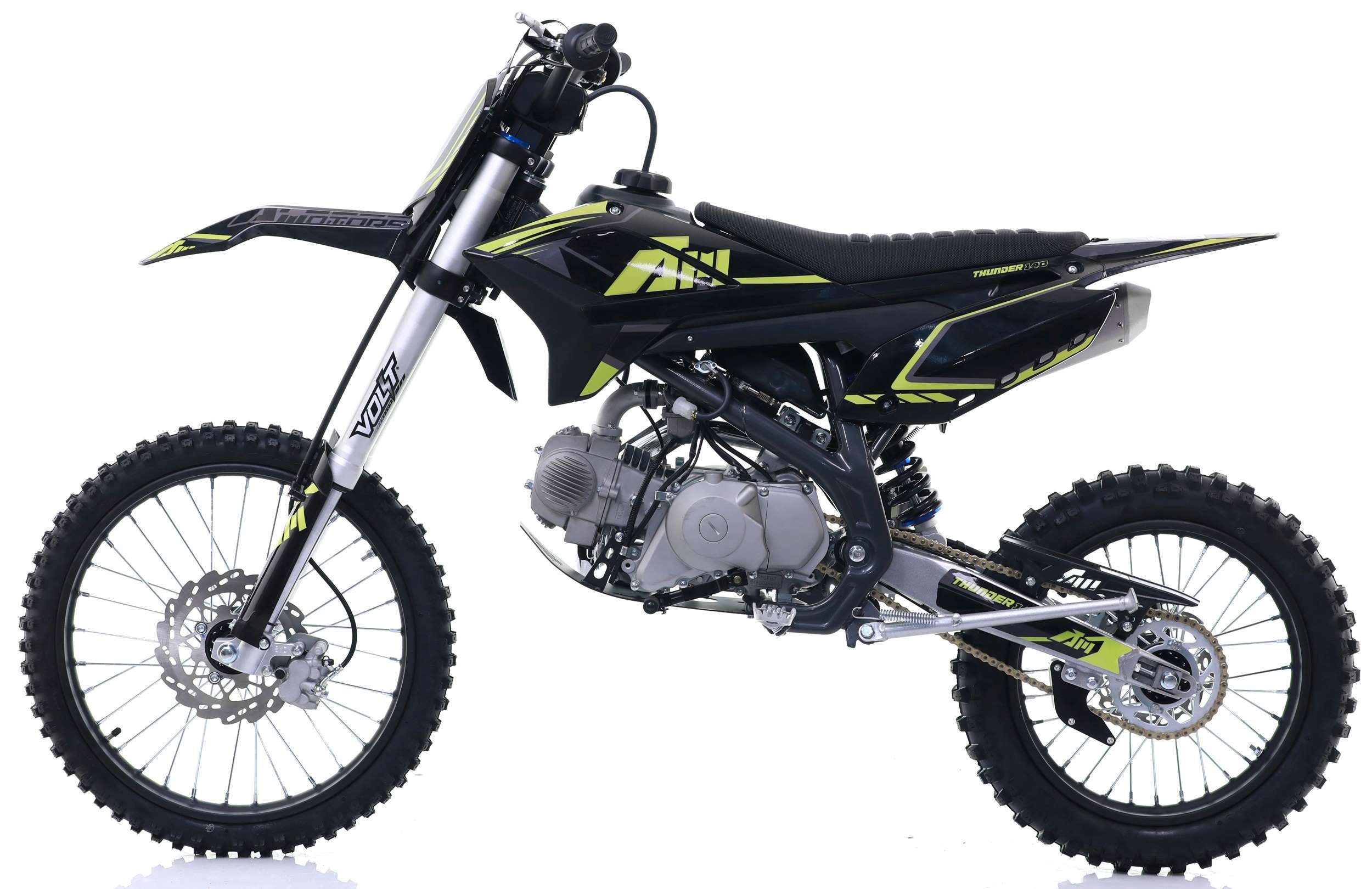 140CC RFN™ THUNDER DIRT BIKE - XL WHEEL - BLACK