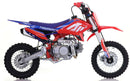 110cc RFN Racing™ Thunder Pro Semi Auto Pit Bike 14/12" - Red & Blue