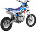 110CC RFN RACING™ THUNDER PRO KIDS SEMI AUTO PIT BIKE  - BLUE