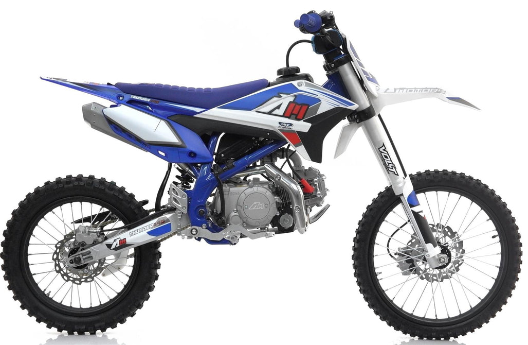 140cc RFN Thunder Dirt Bike - XL Wheel - 19"/16" - Blue