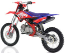 140cc RFN Thunder Dirt Bike - XL Wheel - 19"/16" - Red & Blue