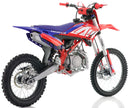 140cc RFN Thunder Dirt Bike - XL Wheel - 19"/16" - Red & Blue