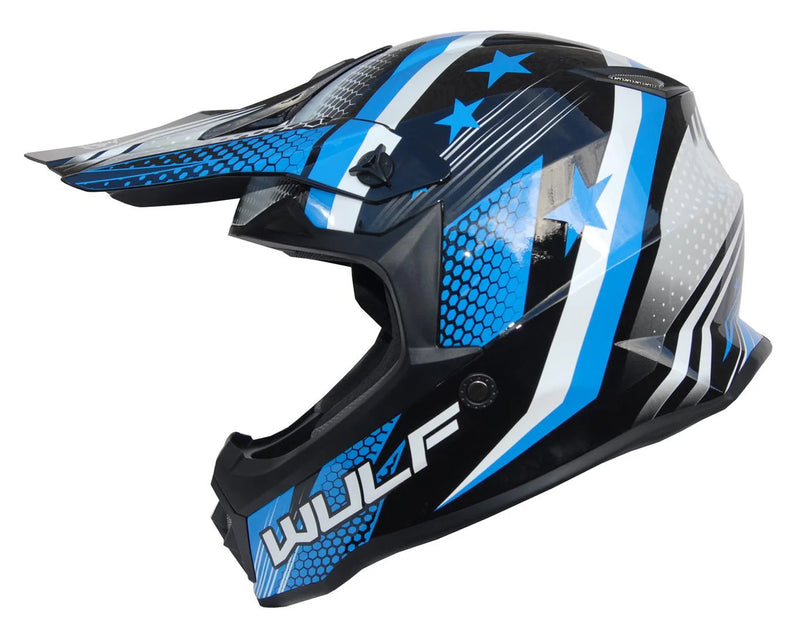 Wulfsport Adults Iconic Helmet - Blue