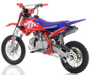 110cc RFN Racing™ Thunder Pro Semi Auto Pit Bike 14/12" - Red & Blue