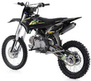 140cc RFN Thunder Dirt Bike - XL Wheel - 19"/16" - Black