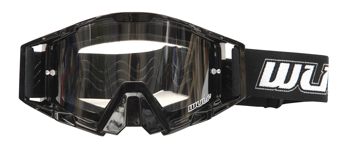 Wulfsport Adult Tech Goggles for MX Enduro - Black