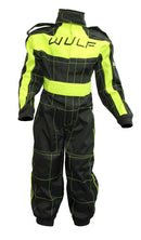 Wulfsport Cub Racing Suit - Black / Yellow