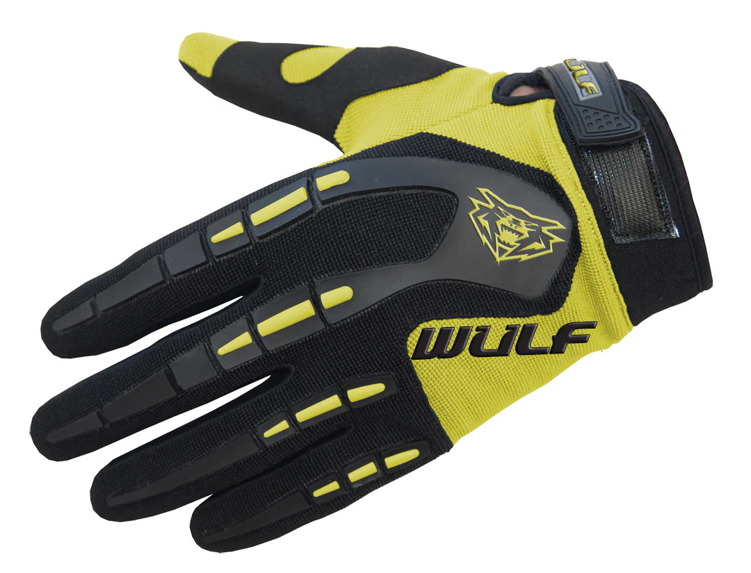 Wulfsport Adults Attack Gloves - Yellow