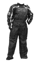 Wulfsport Cub Racing Suit - Black / White