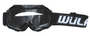 Wulfsport Cub Tech Goggles for MX Enduro - Black