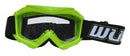 Wulfsport Cub Tech Goggles for MX Enduro - Green