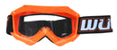 Wulfsport Cub Tech Goggles for MX Enduro - Orange