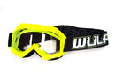Wulfsport Cub Tech Goggles for MX Enduro - Yellow